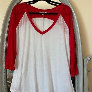 Express One Eleven Raglan tee